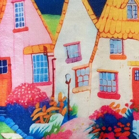 Colorful Bright Neighborhood Sweater - Picture 2 of 4